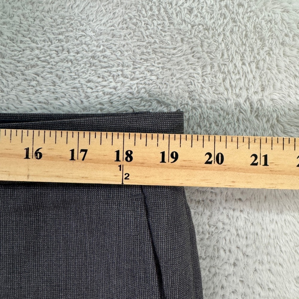 JOS A BANK TRAVELER Mens Wool Suit 46R Dark Gray Tailored Fit Pants 38x28 Casual - Picture 16 of 16